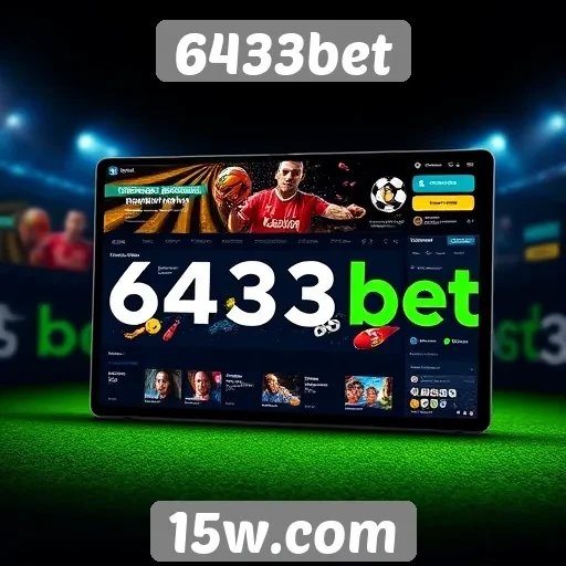 Evolução do design do 6433bet