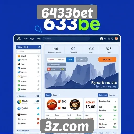 Usabilidade e design da plataforma 6433bet